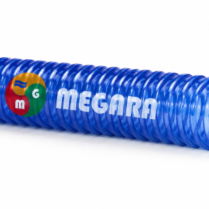 Manguera de Succión Helicoidal PVC - Azul Claro