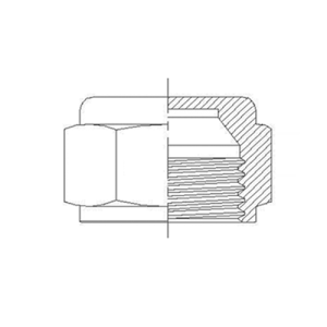 Adaptador Hidráulico Tapón Hembra JIC