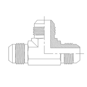 Adaptador Hidráulico TEE Macho JIC
