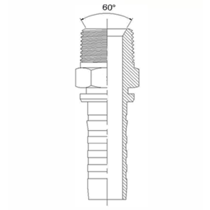 CEIE6 Conector Espiga Macho Fijo NTP R12 / 4SP
