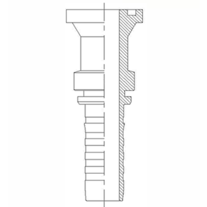 CEIF4 Conector Espiga Brida Code 61 R12 / 4SP